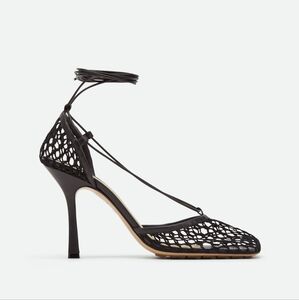 NEW BOTTEGA VENETA STRETCH LACE UP SANDAL